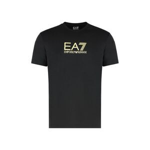 EA7 Emporio Armani Logo T-Shirt Men BLACK T-Shirts
